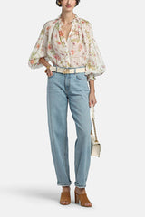 BRESSANA SMOCKED-DETAIL SHIRT
