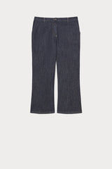 BU STRETCH DENIM CROPPED JEANS