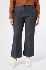 BU STRETCH DENIM CROPPED JEANS