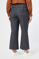 BU STRETCH DENIM CROPPED JEANS