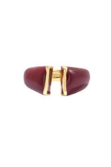 EPICEA BURGUNDY LACQUER RING