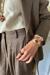 EPICEA BURGUNDY LACQUER RING