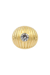 OPHELIA RIBBED BALL LITTLE FINGER RING