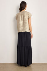 CIA RUFFLED GOLDEN TOP