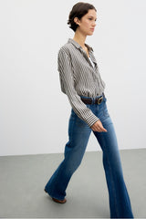 LORIS FLUID STRIPED SHIRT