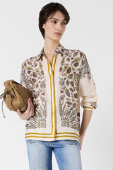 CANNA SCARF PRINT SHIRT