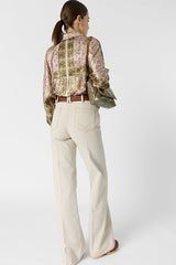 CAURELIE PRINTED SILK SHIRT