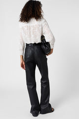 CALLYS FLORAL JACQUARD BLOUSE