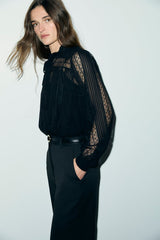 LULU LACE VOILE SHIRT