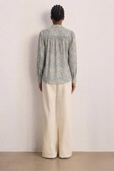 CLEOPHEE FLORAL LUREX SHIRT