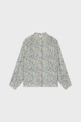 CLEOPHEE FLORAL LUREX SHIRT