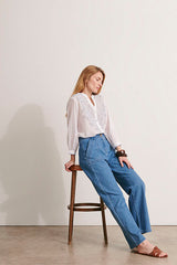 CAJUN EMBROIDERED LINEN SHIRT