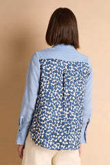 CALLAS CONTRAST DETAILS V?NECK SHIRT