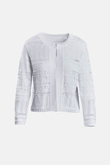 CANALETTA WHITE AJOUR CARDIGAN