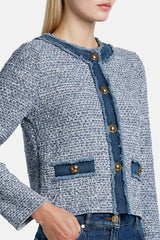 CANNUCCIA WOVEN WOOL-BLEND JACKET