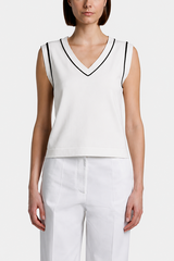 CARDANO CONTRASTED KNIT TOP