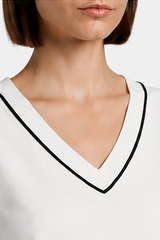 CARDANO CONTRASTED KNIT TOP