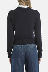CAREL DETACHABLE COLLAR SWEATER