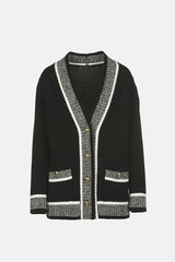 CENERIERA CONTRAST DETAILS CARDIGAN