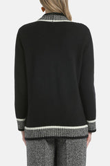 CENERIERA CONTRAST DETAILS CARDIGAN