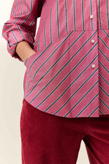 CHEZ STRIPED SHIRT