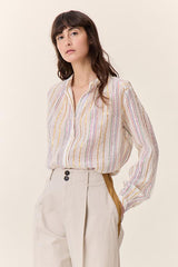 COB METALLIC STRIPE SHIRT