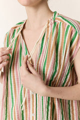 COTI STRIPED SLEEVELESS SHIRT