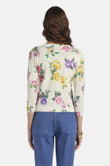 CONTESTO FLORAL CARDIGAN