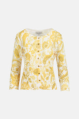 COPERTA YELLOW FLORAL CARDIGAN