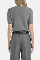 CORVINA GREY KNIT T-SHIRT