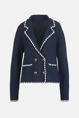 COSMICA BLUE DOUBLE-BREASTED JACKET