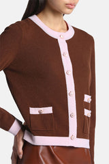 CUORICINO ELEGANT WOOL CASHMERE CARDIGAN