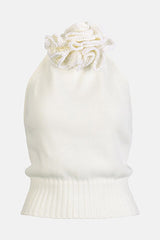 CUPIDO CREAM EMBELLISHED TOP