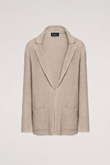 CUSCINETTO BEIGE UNSTRUCTURED CARDIGAN