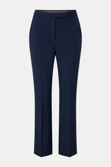ALYA NAVY TAILORED ELASTICATED BACK TROUSERS