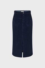 CASSIDIE CORDUROY MIDI SKIRT