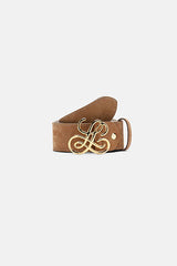 DANTESCO ALMOND NUBUCK BELT