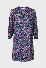 SALYA FLORAL JACQUARD MINI DRESS