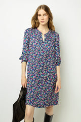 SALYA FLORAL JACQUARD MINI DRESS