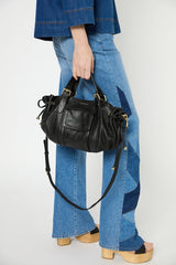 18H BUBBLE LEATHER HANDBAG
