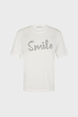 AZEL RHINESTONE SMILE TSHIRT