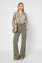 USSIA PYTHON BLOUSE