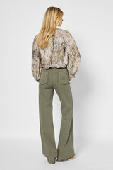 USSIA PYTHON BLOUSE