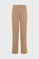 LYSEE COTTON LINEN STRAIGHT TROUSERS