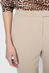 LIANA DUNE ELASTICATED BACK STRAIGHT TROUSERS