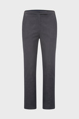 LYLA ELASTICATED STRAIGHT DENIM TROUSERS
