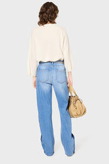 LENKA PATCHWORK BOOTCUT JEANS