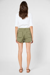 FAREL FRINGED MINI-SHORTS