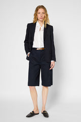 LEONOR NAVY LONG BERMUDA