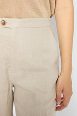 LYS LINEN STRAIGHT TROUSERS